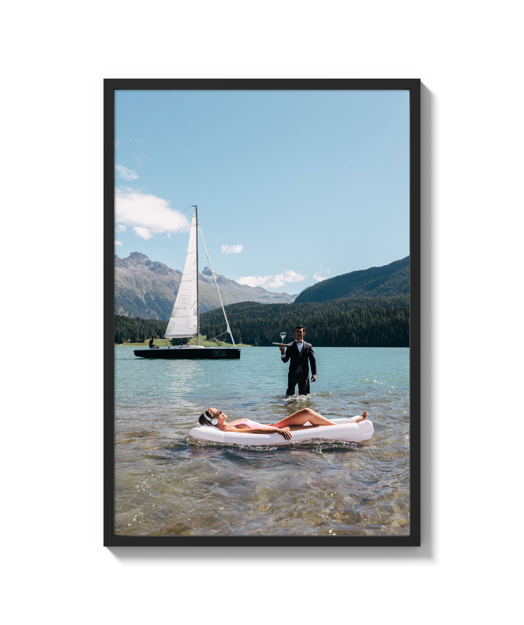 Poolside in St. Moritz