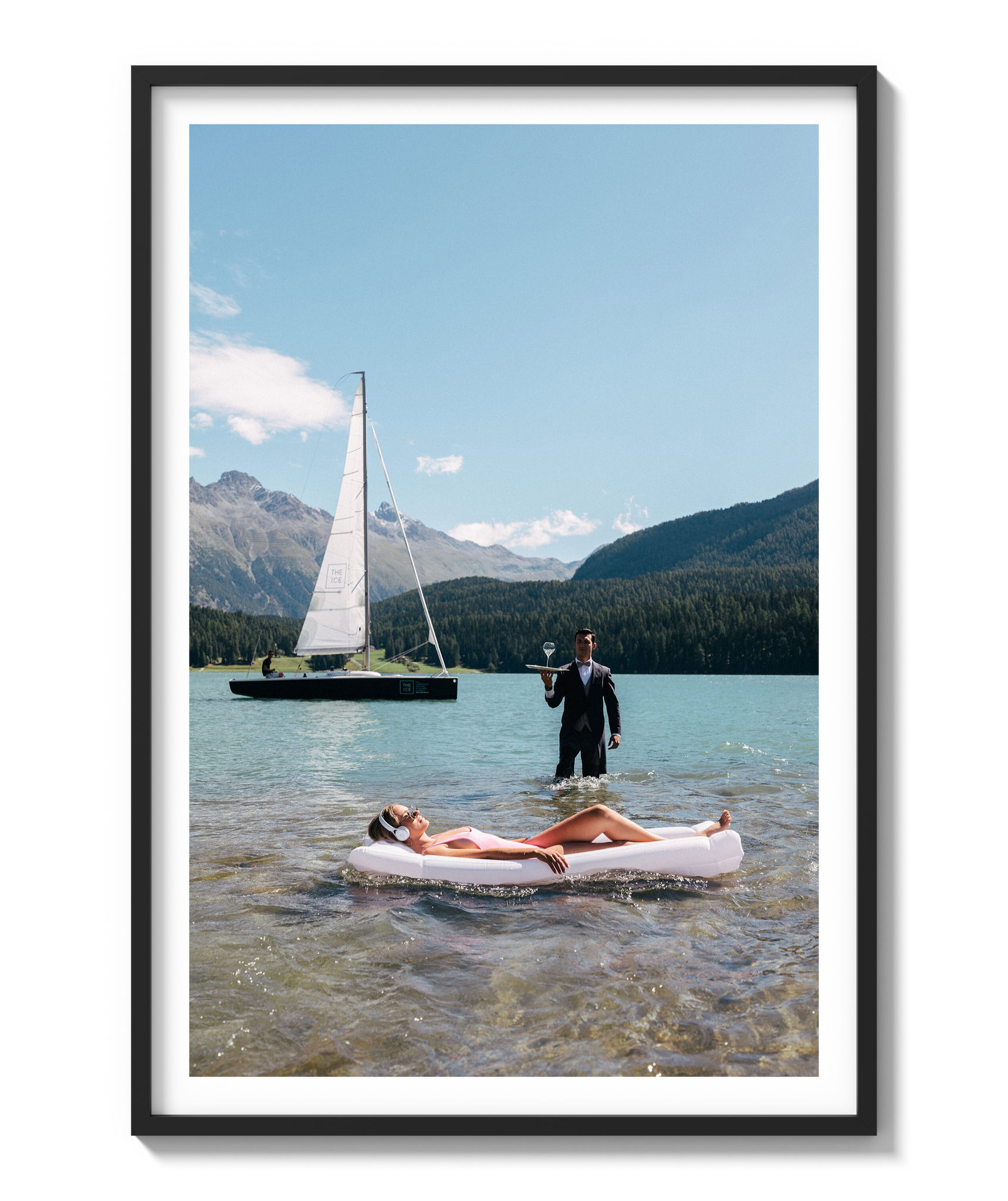 Poolside in St. Moritz