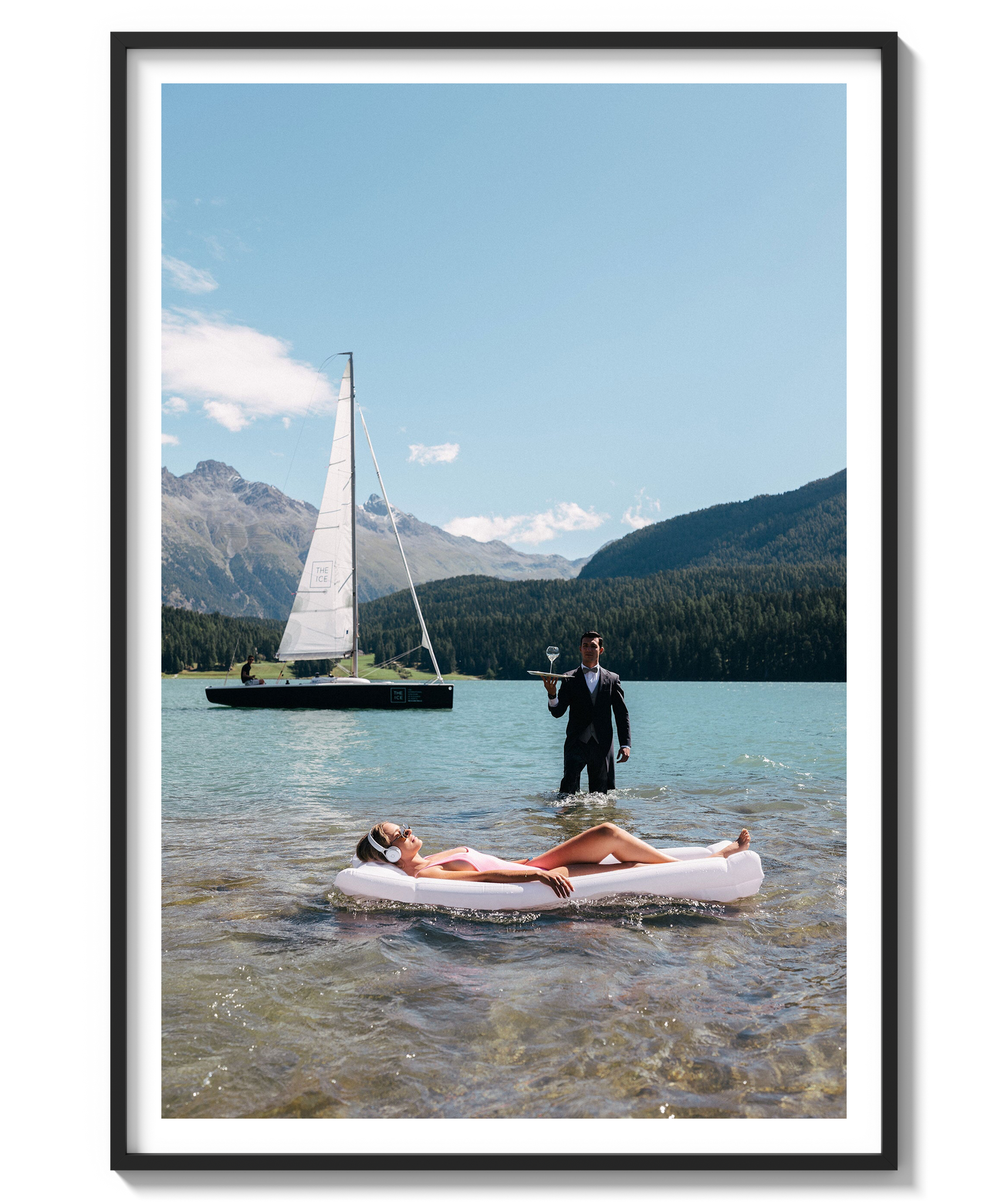 Poolside in St. Moritz