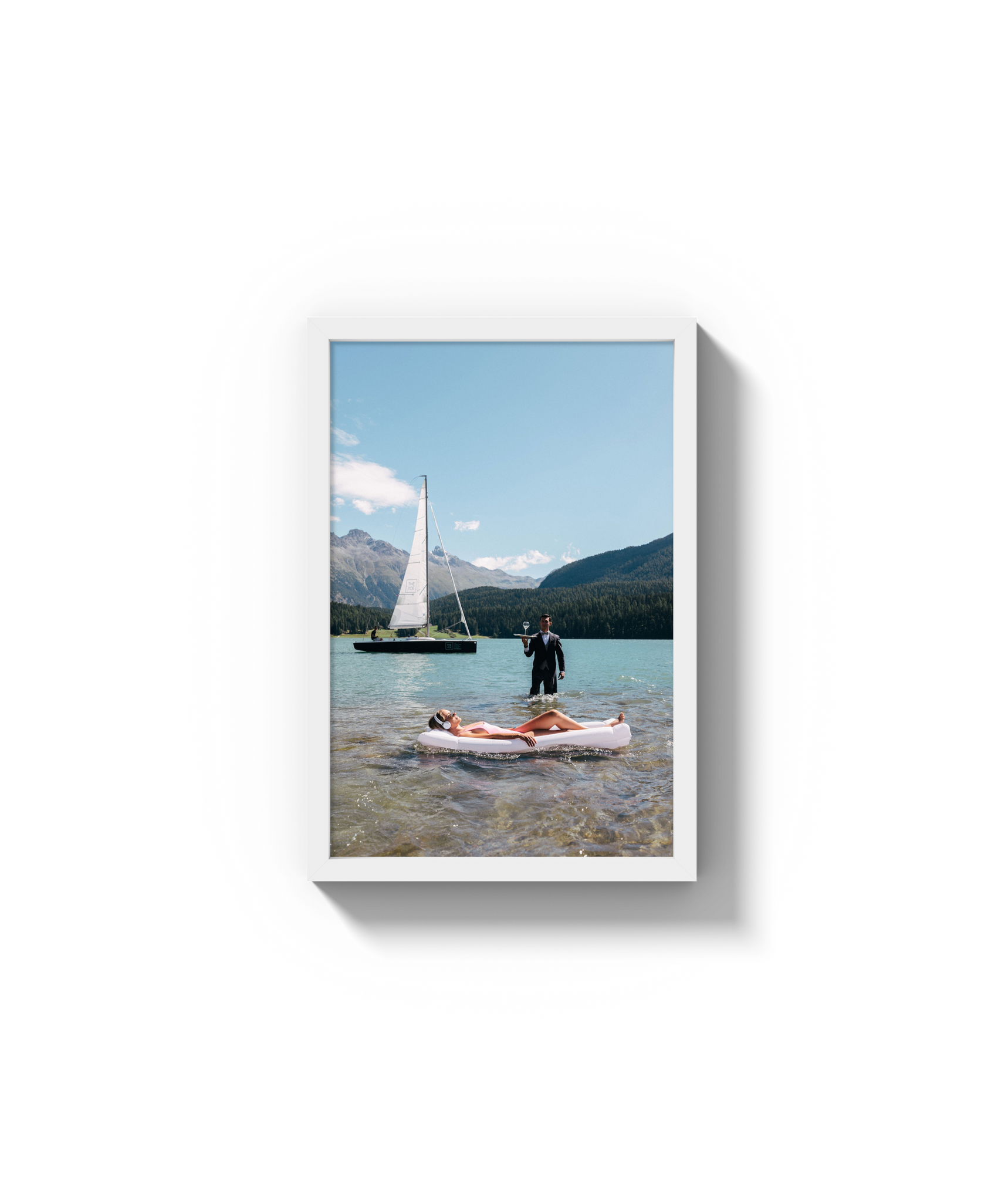 Poolside in St. Moritz