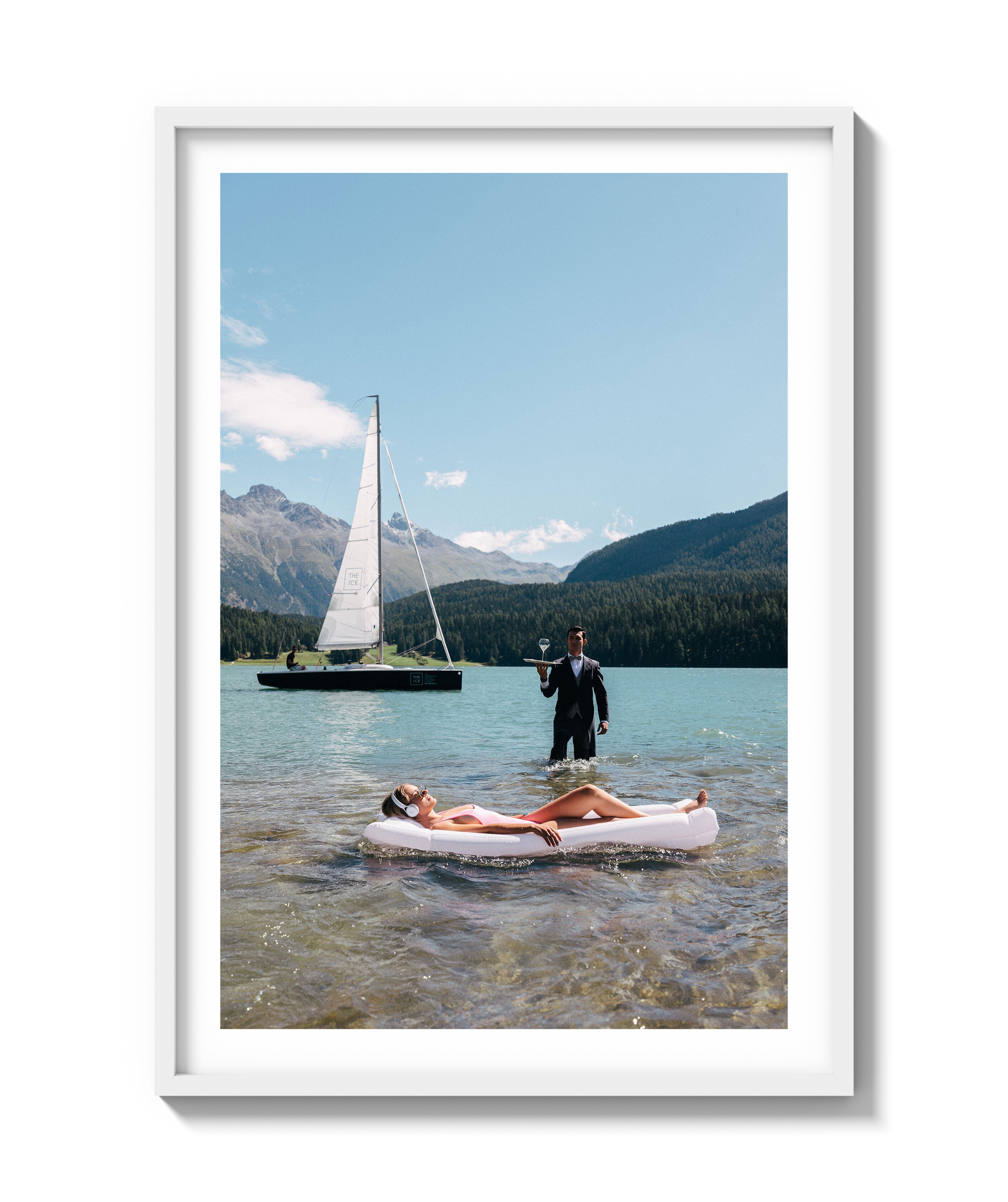 Poolside in St. Moritz