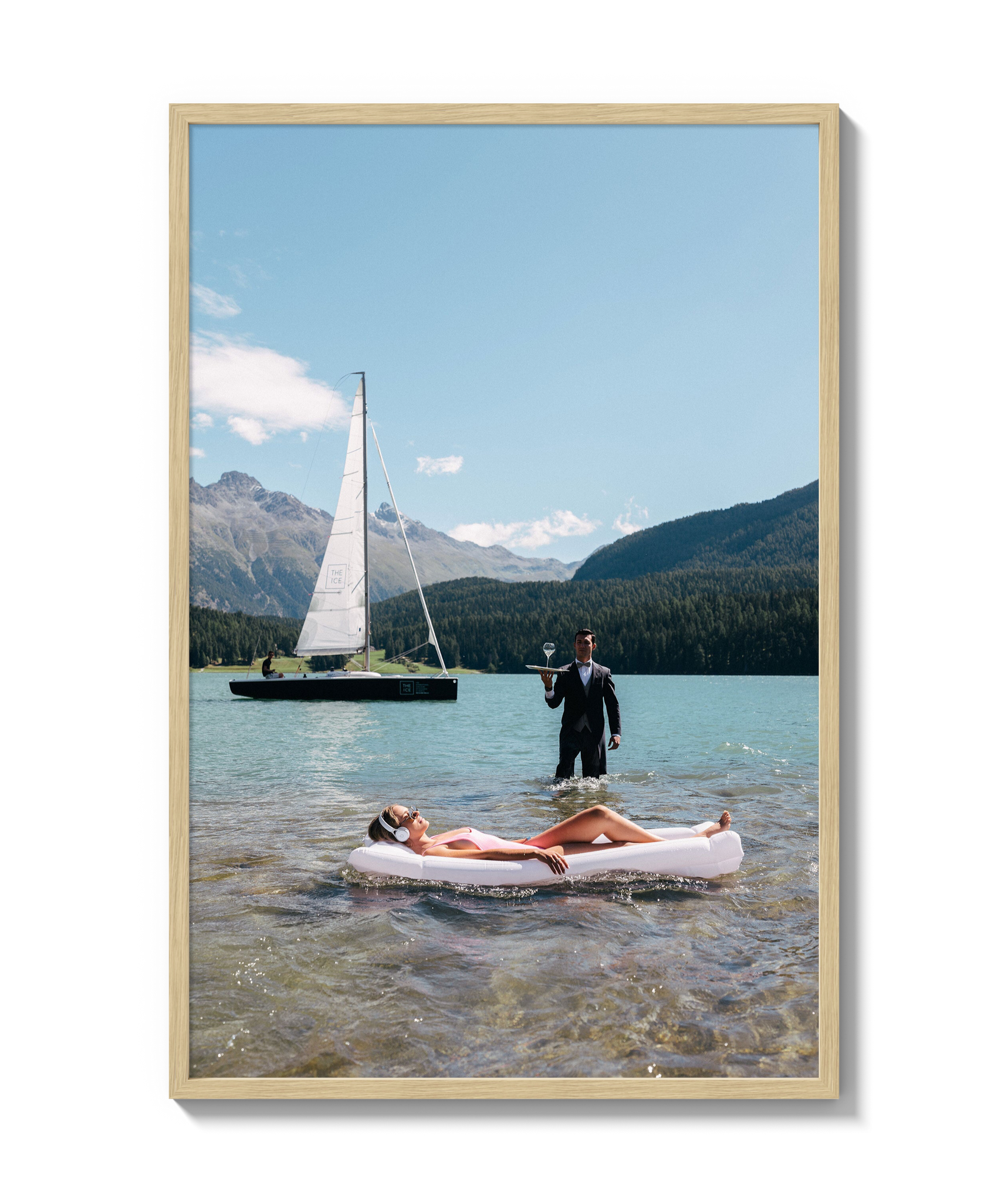 Poolside in St. Moritz